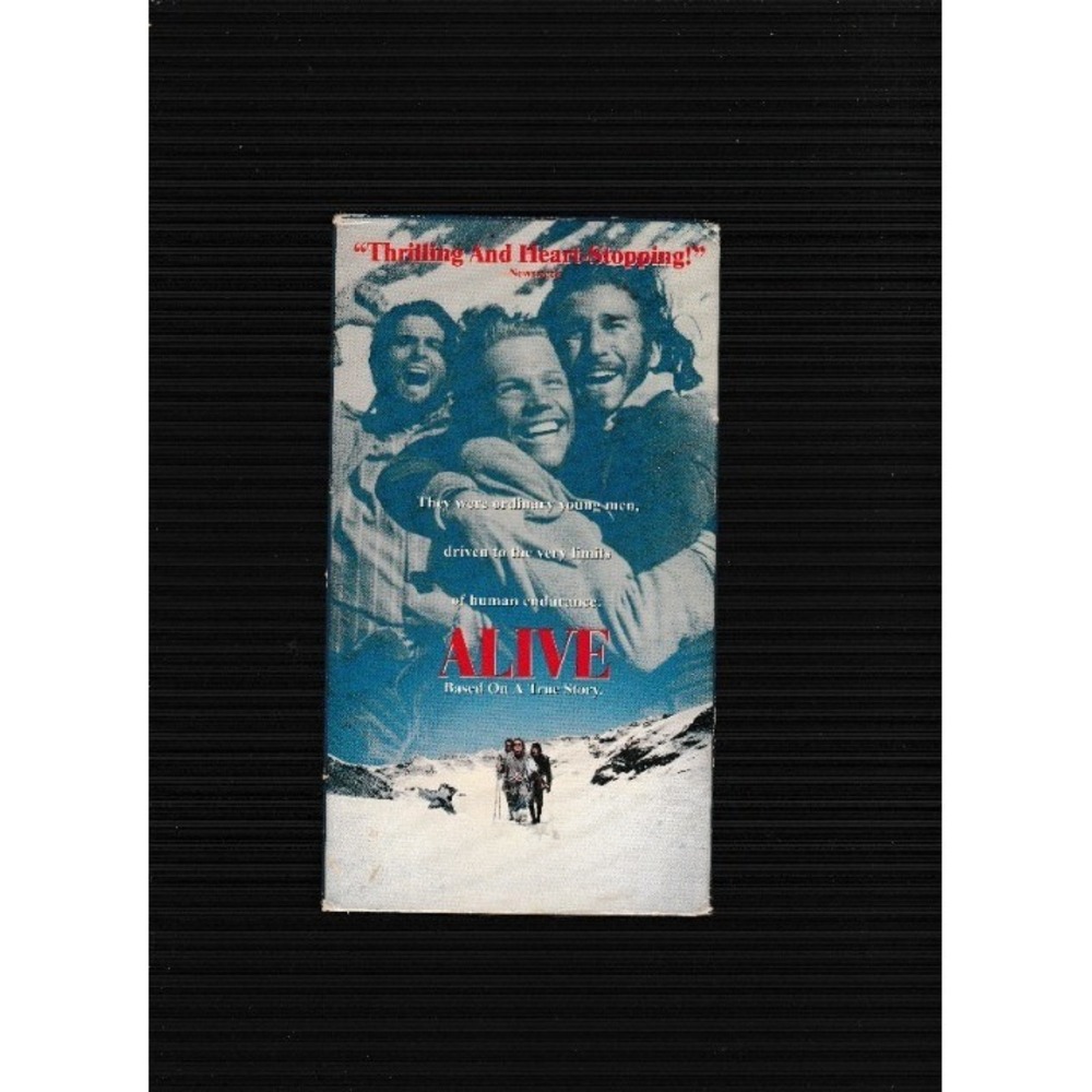 Alive VHS used Docudrama Touchstone 1993